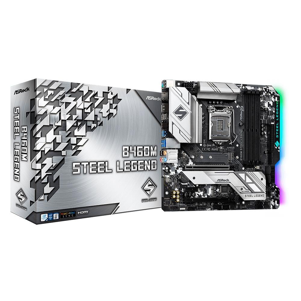 PLACA MAE LGA 1200 ASROCK B460M STEEL LEGEND