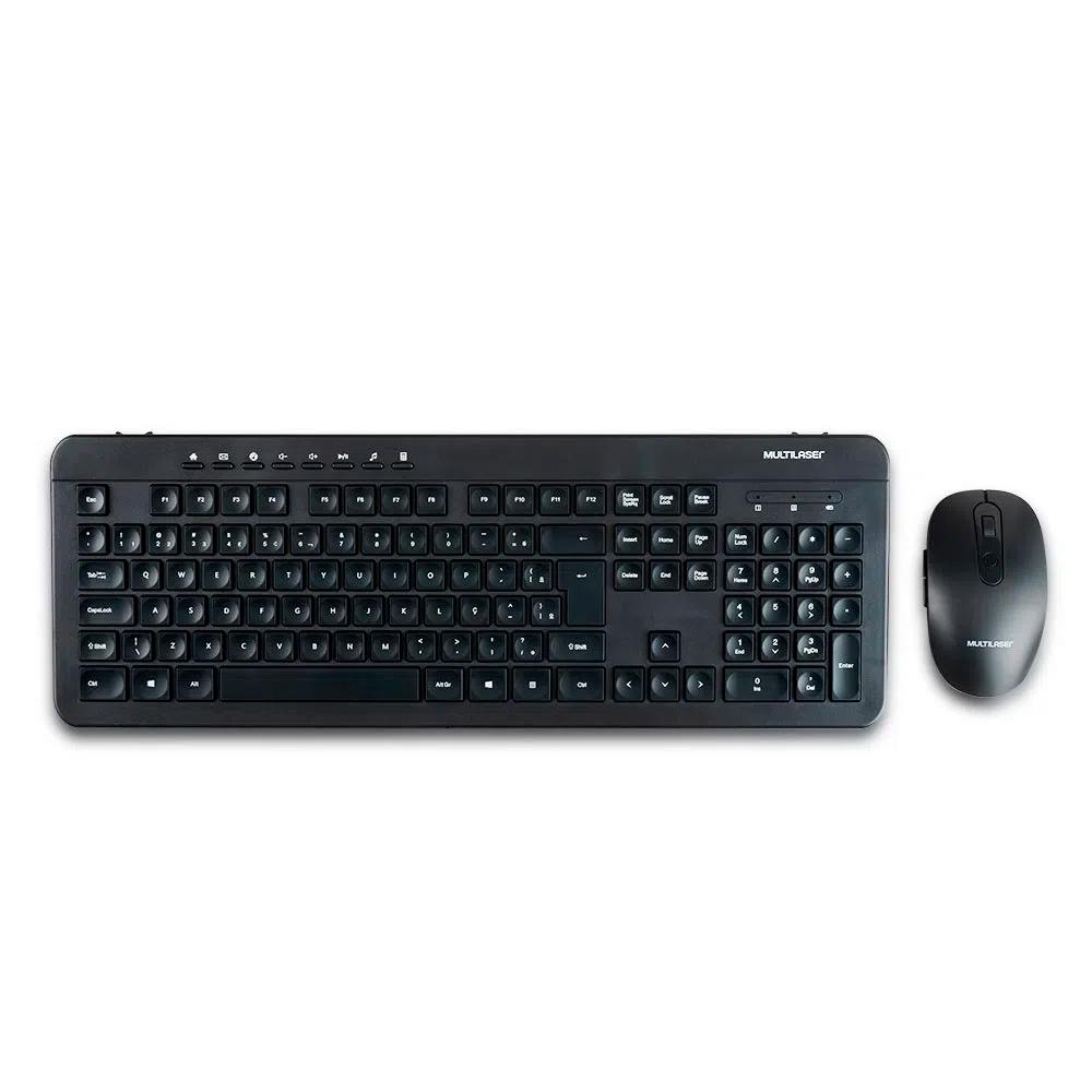 TECLADO+MOUSE WIRELESS RECARREGAVEL (TC250)